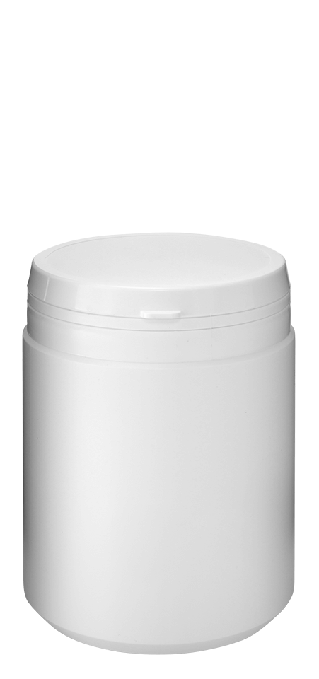 Frasco pastillero 750ml 95HG HDPE blanco #2